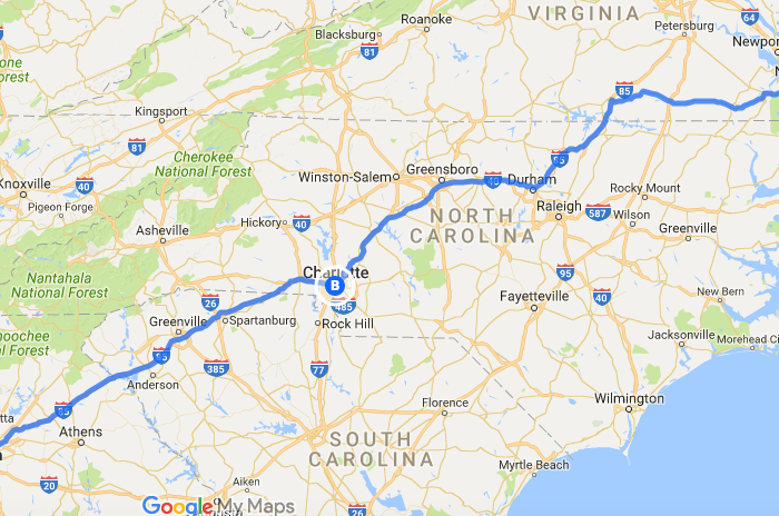 3200 Miles in 32 Days: Part 5 – Georgia to Virginia
