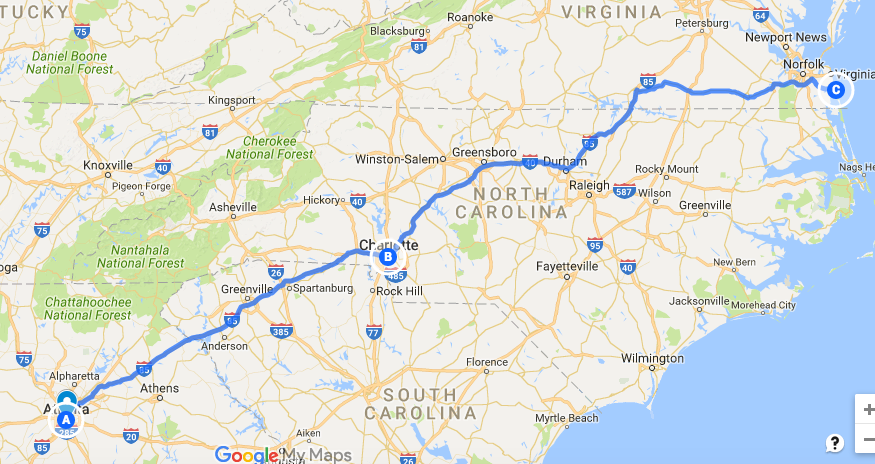 3200 Miles in 32 Days: Part 5 – Georgia to Virginia
