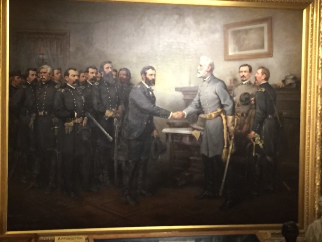 Peace in Union painting by Thomas Nast at Galena Museum