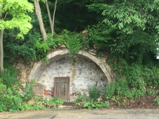 Arch in hillside